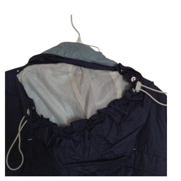 Point Zero men's blue hooded zip up windbreaker jacket size M - Picture 5 of 11